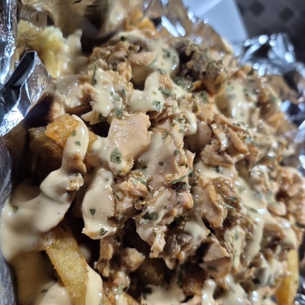 Salmon Loaded Fries